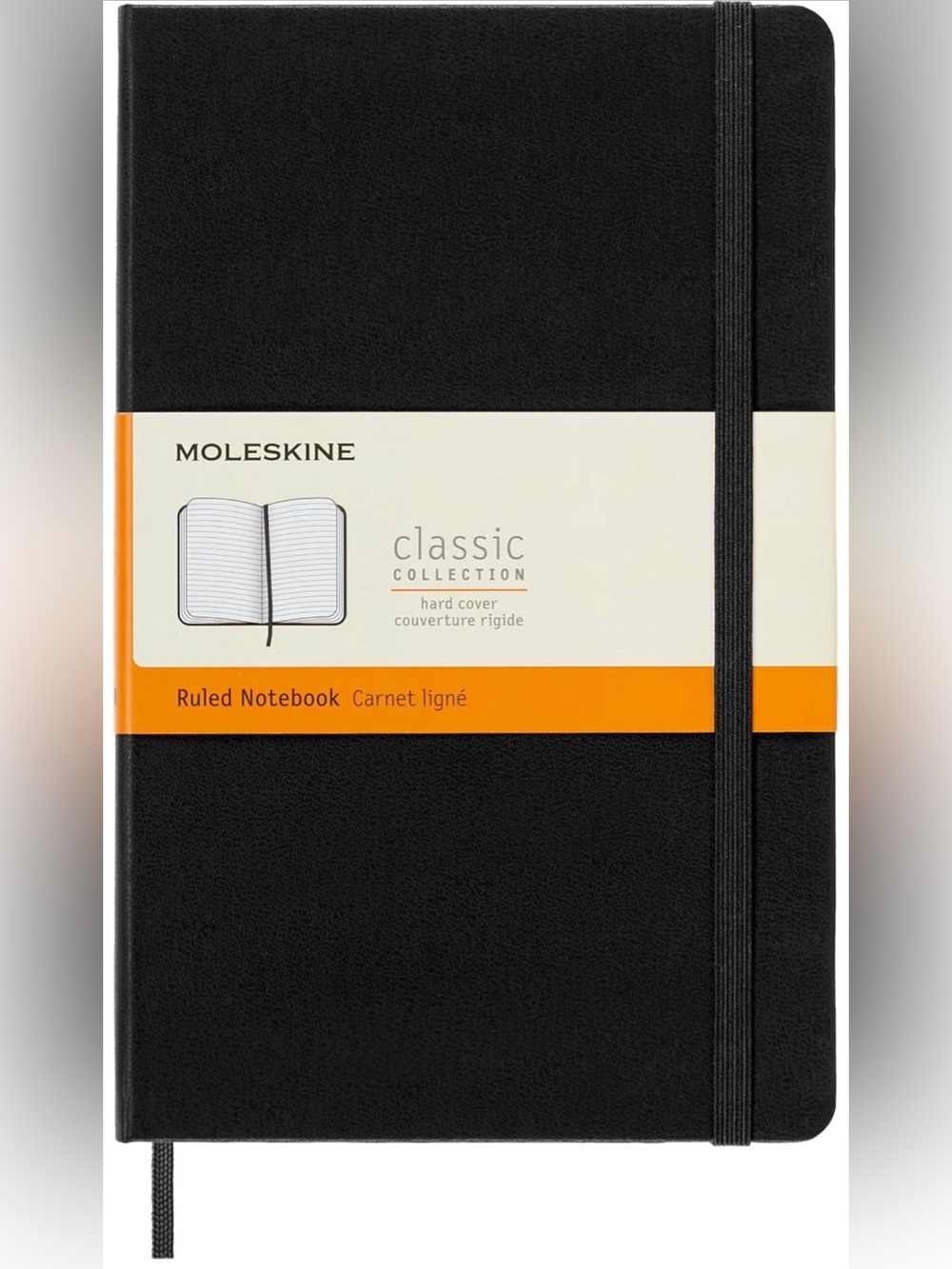 Moleskine Classic Notebook, XXL size, Ruled, Black, Hard Cover (8.5x11)